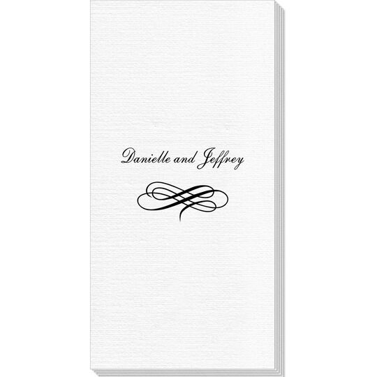 Scrolled Coronation Deville Guest Towels